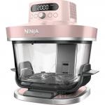 Friteuza cu aer cald Ninja AS101EURS Crispi Pro 7in1 XL, 2050W, Capacitate 5.7l, Temperatura maxima 240 °C, 7 programe, Roz 3 - lerato.ro